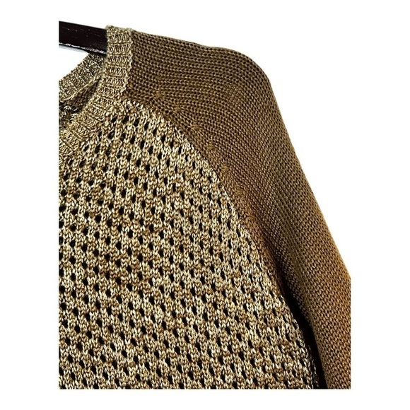 MM Couture | Multi Brown Toned Crewneck Pullover Sweater - Picture 6 of 12